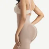 Faja Gema Short Reductora Seamless de Cintura Alta – NUDE Lateral