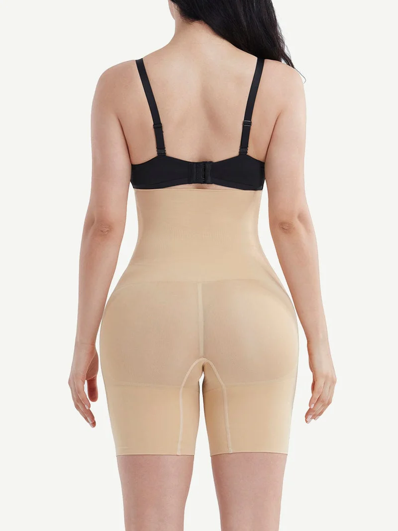 Faja Moldeadora Seamless con 3 Broches - NUDE parte trasera