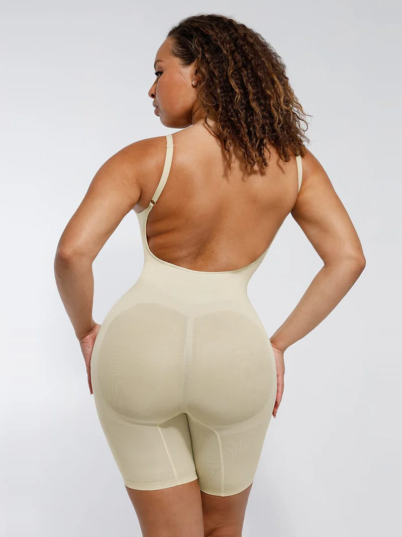 Faja Moldeadora Seamless de Cuerpo Completo - NUDE Trasera