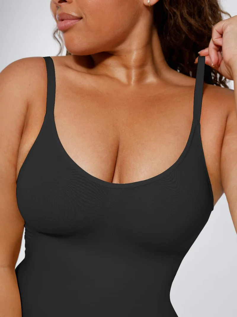 Faja Moldeadora Seamless de Cuerpo Completo - Negro Frontal