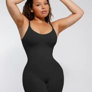 Faja Moldeadora Seamless de Cuerpo Completo - Negro Frontal
