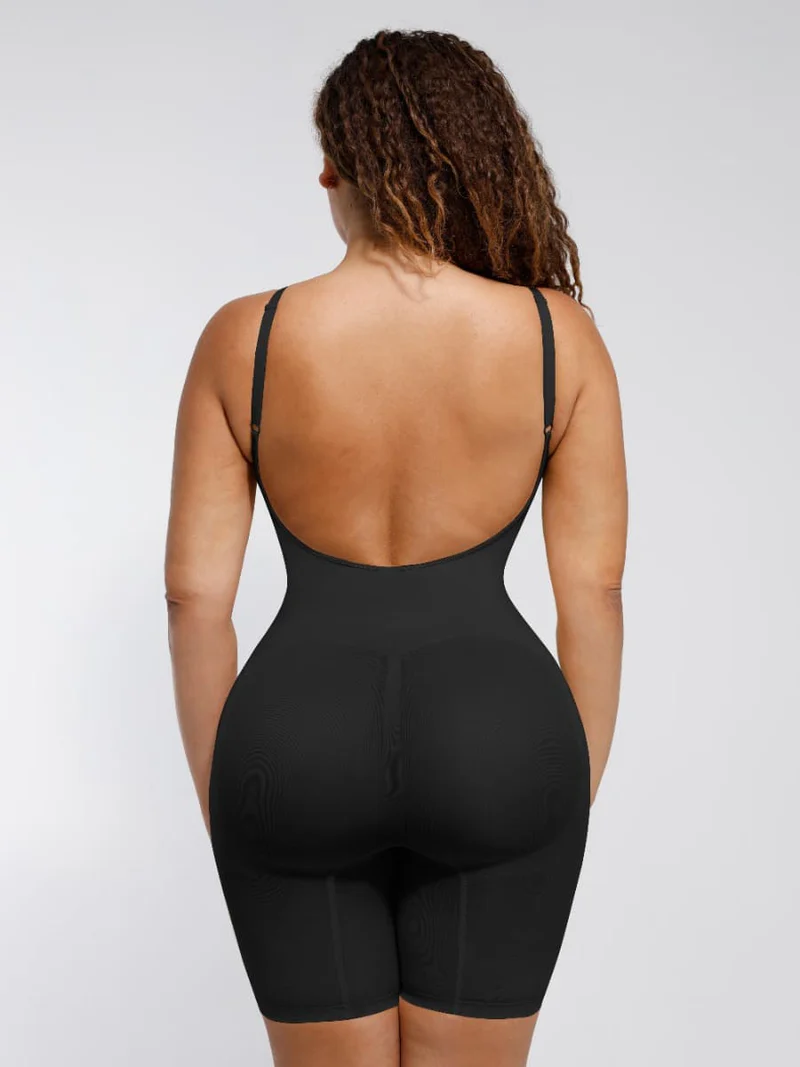 Faja Moldeadora Seamless de Cuerpo Completo - Negro Trasera