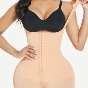 Faja Nina Postoperatoria de Cuerpo Completo con Control Abdominal – Uso Diario y Postquirúrgico - NUDE Frontal