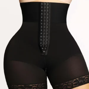 Faja Short Noemy Moldeadora Levanta Glúteos - Negra Frontal