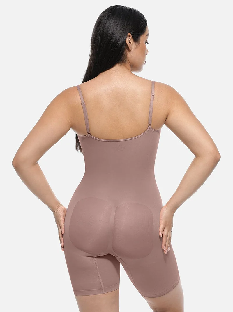 Faja Treicy Fem Moldeadora de Cuerpo Completo - Morado Oscuro Trasera