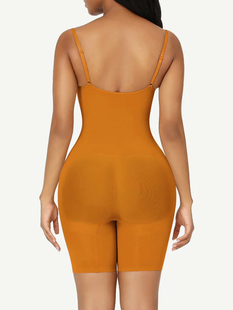 Faja Treicy Fem Moldeadora de Cuerpo Completo - Naranja Trasera