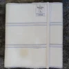 Fajas de 3 Paneles Blanca con Raya Azul