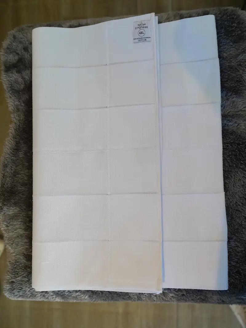Fajas de 6 Paneles Blanca