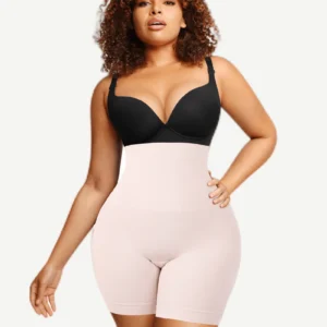 Short KIO Moldeador Seamless – Control de Abdomen y Levanta Glúteos - NUDE Frontal