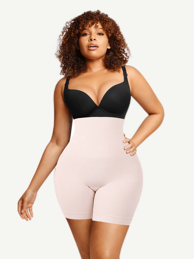 Short KIO Moldeador Seamless – Control de Abdomen y Levanta Glúteos - NUDE Frontal